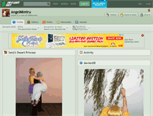Tablet Screenshot of angelmimiru.deviantart.com