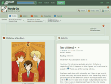 Tablet Screenshot of panda-go.deviantart.com
