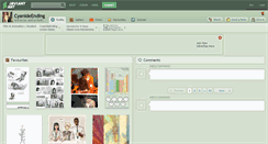Desktop Screenshot of cyanideending.deviantart.com