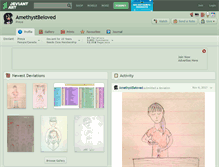 Tablet Screenshot of amethystbeloved.deviantart.com