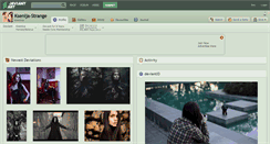 Desktop Screenshot of ksenija-strange.deviantart.com