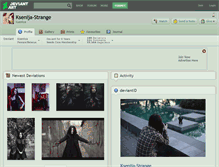 Tablet Screenshot of ksenija-strange.deviantart.com