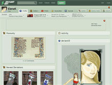 Tablet Screenshot of elenek.deviantart.com