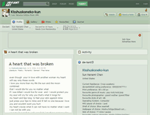 Tablet Screenshot of kisshuskoneko-kun.deviantart.com