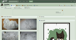 Desktop Screenshot of coyostar.deviantart.com