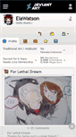 Mobile Screenshot of elawatson.deviantart.com