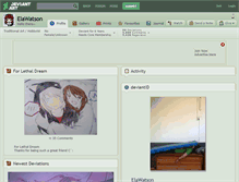 Tablet Screenshot of elawatson.deviantart.com