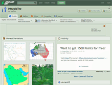 Tablet Screenshot of intrepidtee.deviantart.com