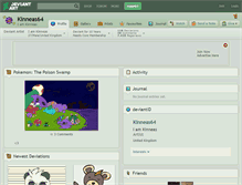 Tablet Screenshot of kinneas64.deviantart.com