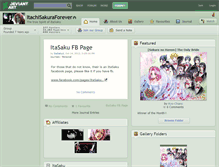 Tablet Screenshot of itachisakuraforever.deviantart.com