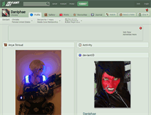 Tablet Screenshot of daniphae.deviantart.com