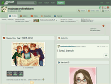 Tablet Screenshot of mudnoseandleafstorm.deviantart.com
