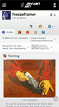 Mobile Screenshot of freezeframer.deviantart.com