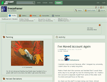 Tablet Screenshot of freezeframer.deviantart.com