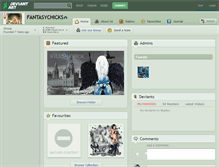 Tablet Screenshot of fantasychicks.deviantart.com