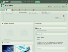 Tablet Screenshot of mlplyraplz.deviantart.com