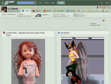 Tablet Screenshot of lil-hawk.deviantart.com