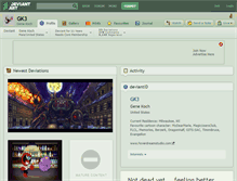 Tablet Screenshot of gk3.deviantart.com