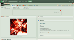 Desktop Screenshot of malice626.deviantart.com