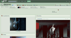 Desktop Screenshot of mskycarmen.deviantart.com