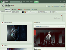 Tablet Screenshot of mskycarmen.deviantart.com