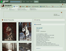 Tablet Screenshot of me-pawel.deviantart.com