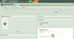Desktop Screenshot of hetaonisteveplz.deviantart.com