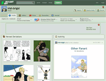 Tablet Screenshot of irish-brigid.deviantart.com