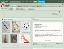 Tablet Screenshot of anko86.deviantart.com