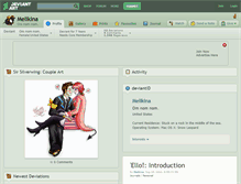 Tablet Screenshot of melikina.deviantart.com