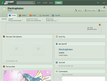 Tablet Screenshot of electrophoton.deviantart.com