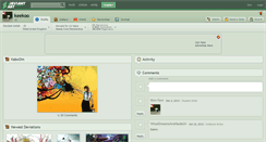 Desktop Screenshot of keekoo.deviantart.com