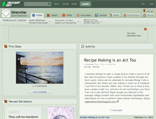 Tablet Screenshot of limewine.deviantart.com