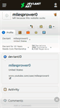 Mobile Screenshot of milesprower0.deviantart.com