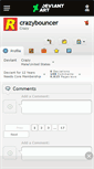 Mobile Screenshot of crazybouncer.deviantart.com