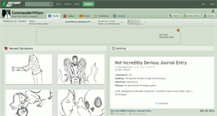 Desktop Screenshot of commanderwillow.deviantart.com