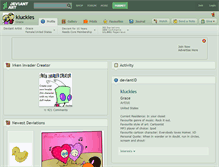Tablet Screenshot of kluckies.deviantart.com