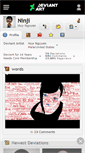 Mobile Screenshot of ninji.deviantart.com