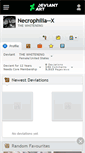 Mobile Screenshot of necrophilia--x.deviantart.com