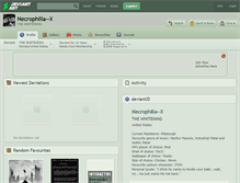 Tablet Screenshot of necrophilia--x.deviantart.com