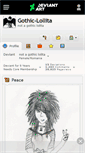 Mobile Screenshot of gothic-lollita.deviantart.com
