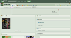 Desktop Screenshot of icemanblue.deviantart.com
