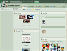 Tablet Screenshot of grouppenelope.deviantart.com