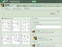 Tablet Screenshot of kokingz.deviantart.com