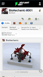 Mobile Screenshot of biomechanic-8001.deviantart.com