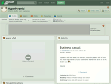Tablet Screenshot of hyperpyramid.deviantart.com