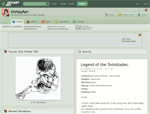 Tablet Screenshot of chrizzyfurr.deviantart.com