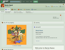 Tablet Screenshot of banjo-kazui.deviantart.com