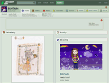 Tablet Screenshot of buntar4.deviantart.com