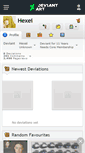 Mobile Screenshot of hexei.deviantart.com
